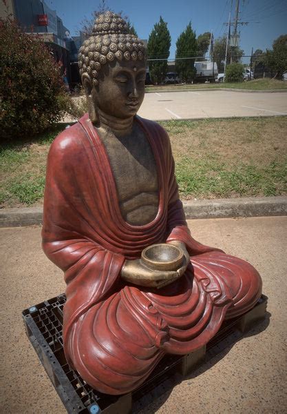 Large Sitting Buddha Garden Statue Bali Mystique