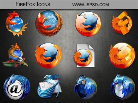 Firefox Icons Psd