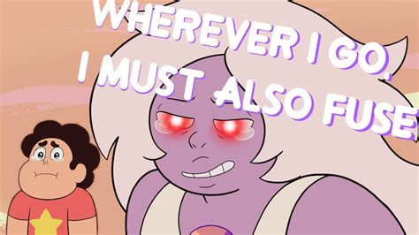 Amethyst Finds Comfort In Steven Then Statutorily Fuses With Him Youtube