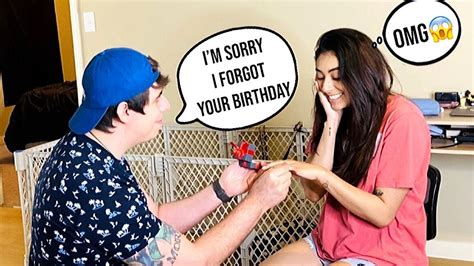 Proposing To My Girlfriend After Pretending To Forget Her Birthday Youtube