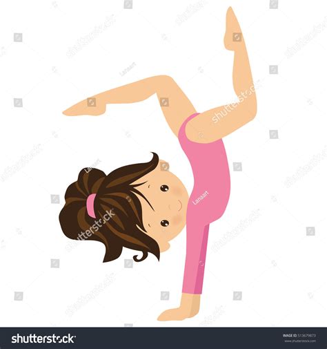 Girl Gymnastic Cartoon Stock Photos And Pictures 22375 Images