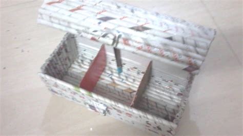 Diy How To Make Jewellery Box Using Newspaper Rolls Best Out Of