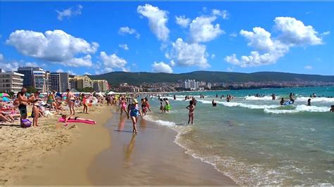 Bulgaria Sunny Beach Walk Up To Sveti Vlas Youtube