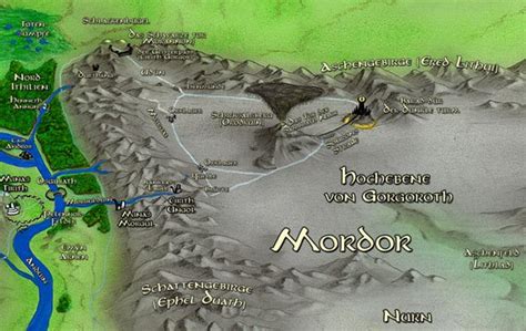 Image 640px Mordor Map 02 Wiki Lombre Du Mordor Fandom