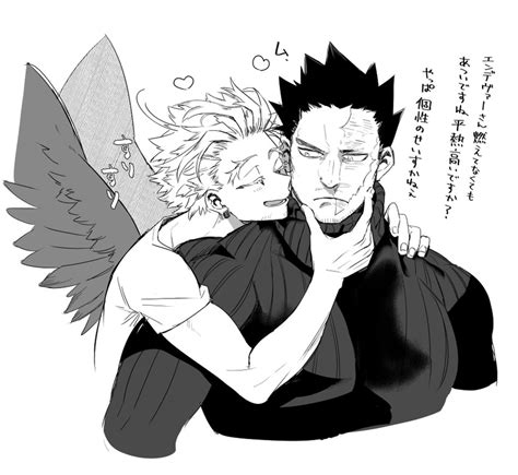 Endeavor And Hawks Boku No Hero Academia Drawn By Y Hellenism