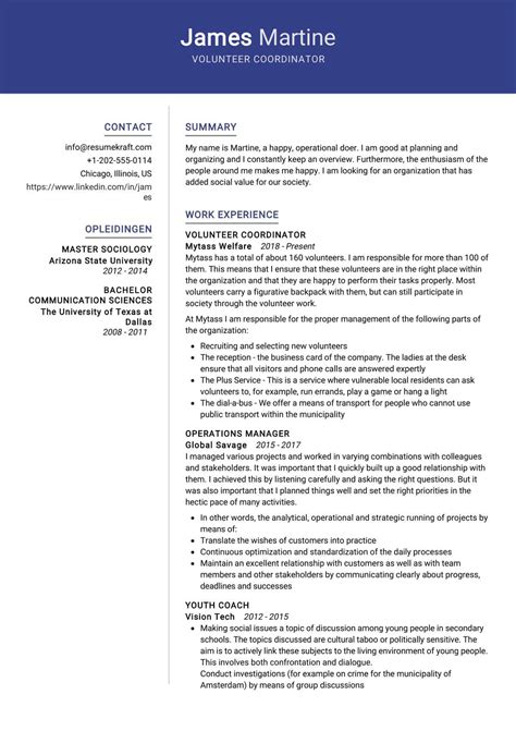 Coordinator Resume Sample In 2024 Resumekraft