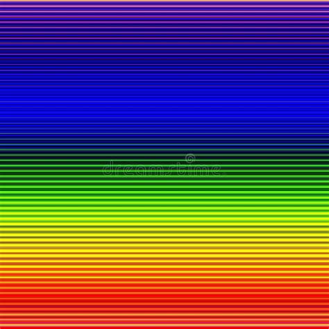 Rainbow Colors And Lines Abstract Background Stock Illustration