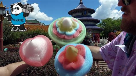 5 Layer Rainbow Cotton Candy Epcot China Pavilion Walt Disney World