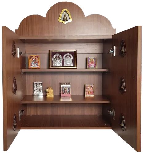 Double Door Wooden Pooja Cabinet For Home At Rs 3440unit In Chennai