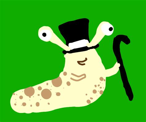 Slug Wearing A Top Hat Drawception