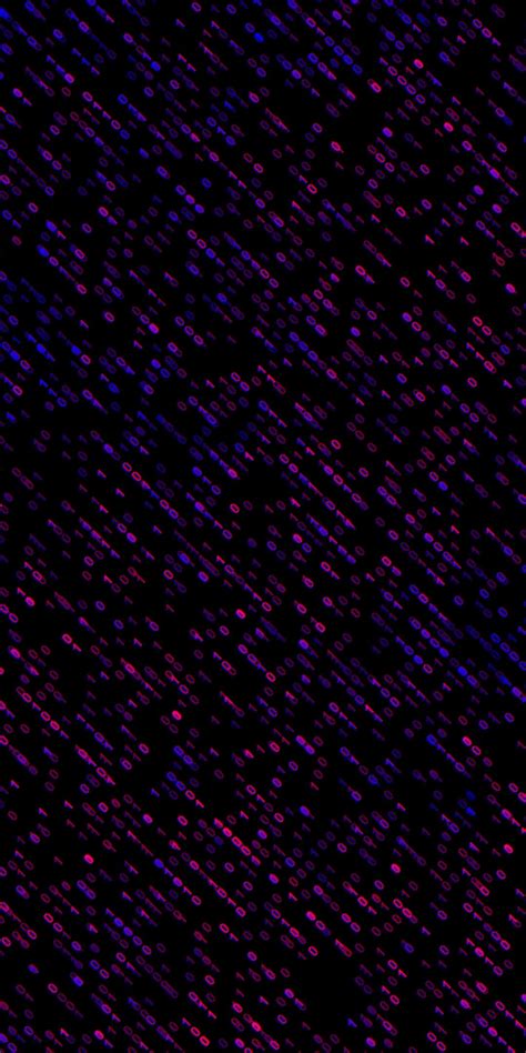 Welcome to free wallpaper and background picture community. Code, binary, code, glow, minimal, 1080x2160 wallpaper ...