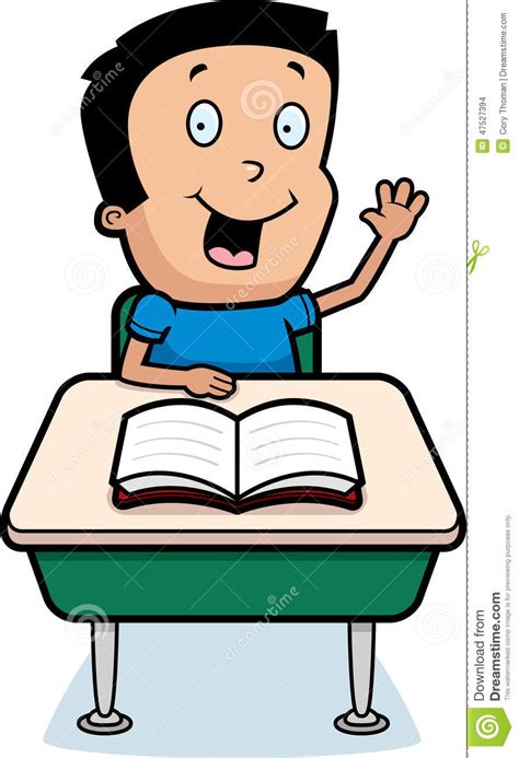 Cartoon Boy School Stock Vector Image 47527394