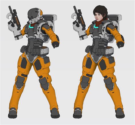 Artstation Rookie Tri Nguyen Sci Fi Concept Art Futuristic Armor