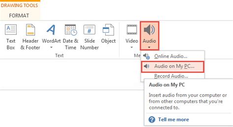 How To Insert Audio In Powerpoint 2013 Free Powerpoint Templates