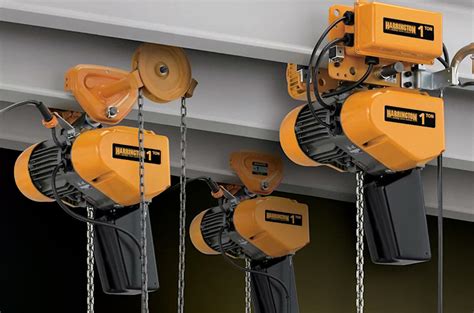 Harrington Eqseq Electric Chain Hoists Design Features And Benefits