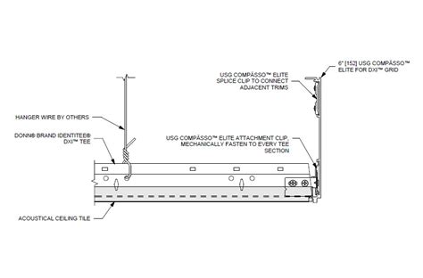 Design Details Details Page Usg Acoustical Ceiling Tile With Dxi Grid
