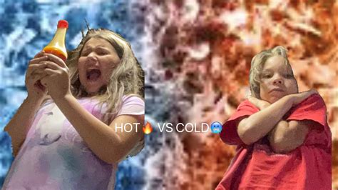 Hot Vs Cold Challenge Youtube