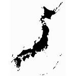 Japan Map Japanese Clipart Transparent Mart