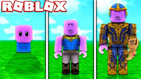 Grow Into Thanos In Roblox Roblox Birth To Death Thanos Youtube