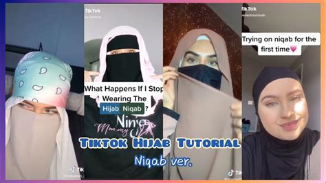 🔔 Tiktok Hijabshawl Tutorial For Muslims Girl 🌻 Niqab Ver Youtube