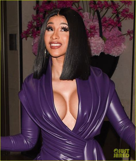 Cardi B Flaunts Her Assets In Form Fitting Latex Dress Photo 4363052