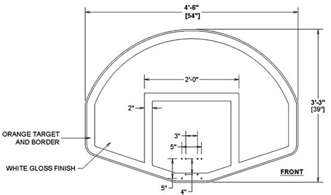 Fiberglass Fan Backboard Arizona Courtlines Inc 623 939 8126