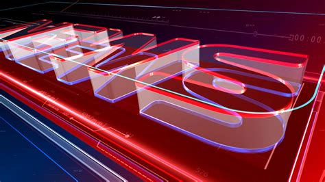 Vizrt Kurdsat News Id Motion Design Neon Signs Graphic