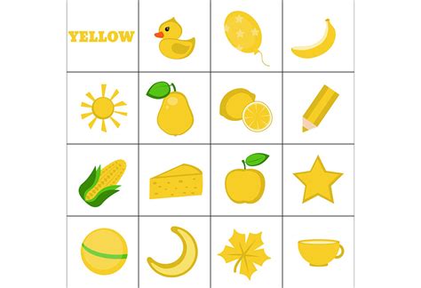 Teach Your Child About Things That Are Yellow In Colour