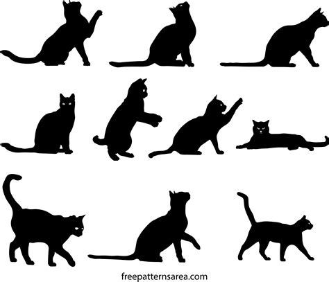 Free Printable Cat Silhouette