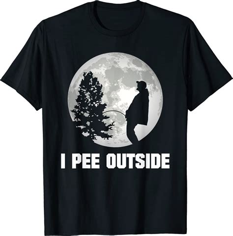 I Pee Outside I Love Peeing Outside Camping Tee Shirt Shirtelephant