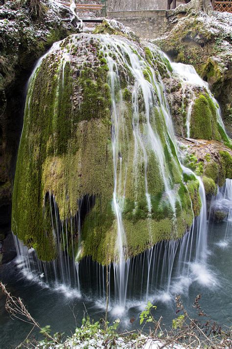 Most Beautiful Waterfall Bigar Romania In Winter Photograph By Sandra