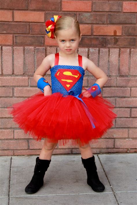 Super Girl Superhero Tutu Dress And Costume Being A Girl