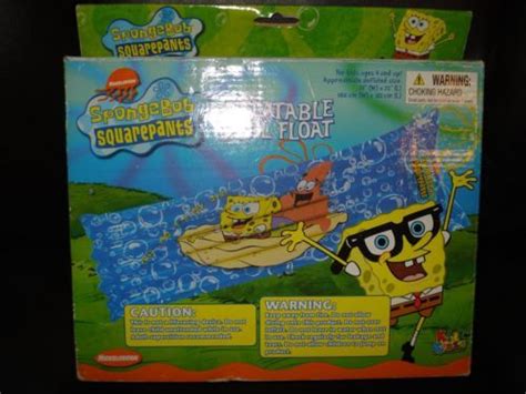 New Nickelodeon Spongebob Squarepants Inflatable Pool Float Raft Swim