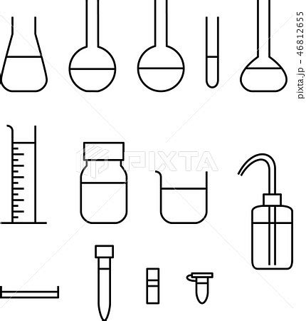 Chemistry Apparatus Clipart Black And White Cross