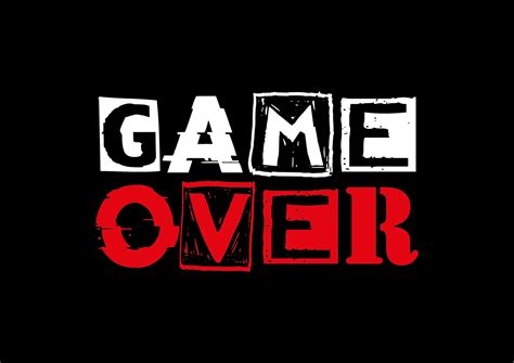 Game Over Hd Wallpaper Background Image 2000x1414