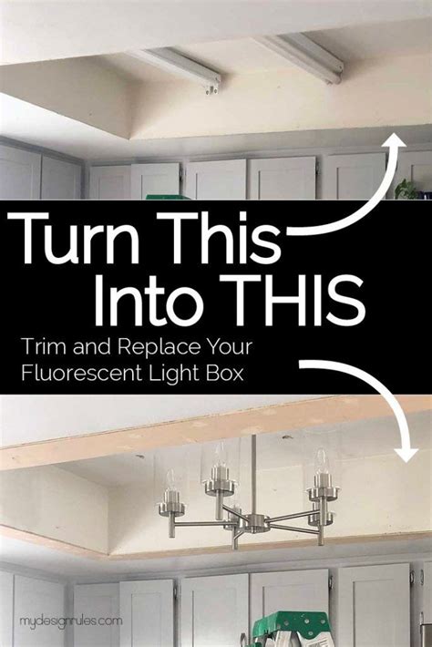 Let's customize your ceiling lights. Replace Your Dated Lightbox (With images) | Kitchen ...