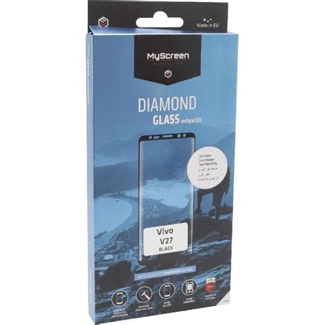 Myscreenprotector Diamond Glass Edge3d 3d Black Smartphone Screen