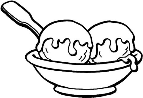 The layers add a little bit of an extra challenge to the coloring page, but it's nothing a beginner artist couldn't tackle. ice cream drawing Gallery