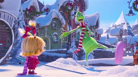 The Grinch 2018 Scene The Grinch Met Cindy Lou Who Youtube