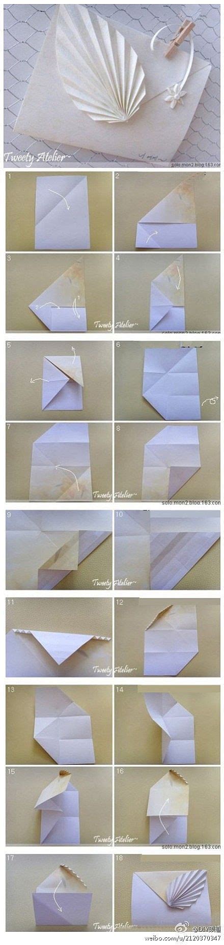 Origami Leaf Envelope Origami And Kirigami Origami Folding Paper