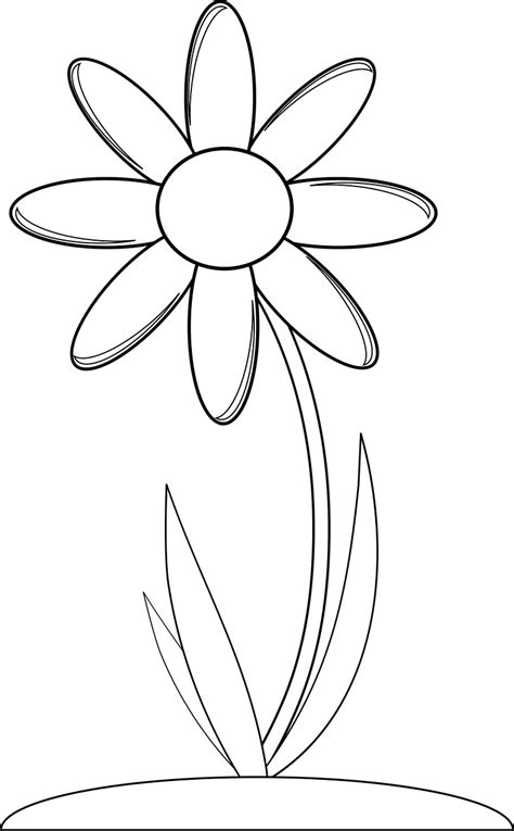 Free Printable Flower Coloring Pages 16 Pics