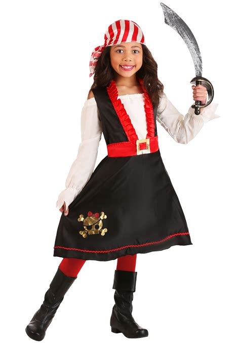 Girls Pretty Pirate Costume