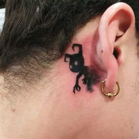 Top 166 Behind The Ear Tattoos Cross