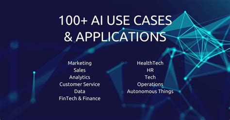 100 Ai Use Cases And Applications In 2021 In Depth Guide
