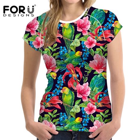 Buy Forudesigns Casual Women Hawaii Summer T Shirts