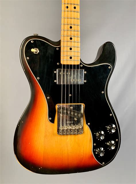 Fender Custom Telecaster 1978 3 Tone Sunburst Vintage Electric Guitar Pre Cbs