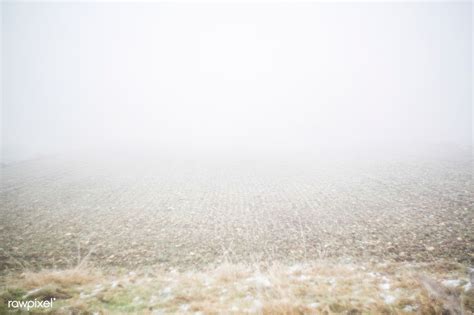 Snowing Over A Field Free Image By Markus Spiske