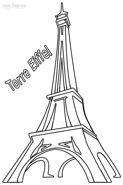 Torre Eiffel Da Colorare Disegni Per Bambini Da Stampare