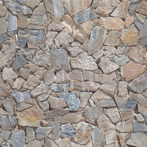 Stone Wall Tileable Texture High Quality Architecture Stock Photos