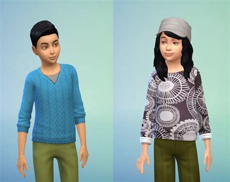 Maries Sims More Non Default Children Clothes For The Sims 4